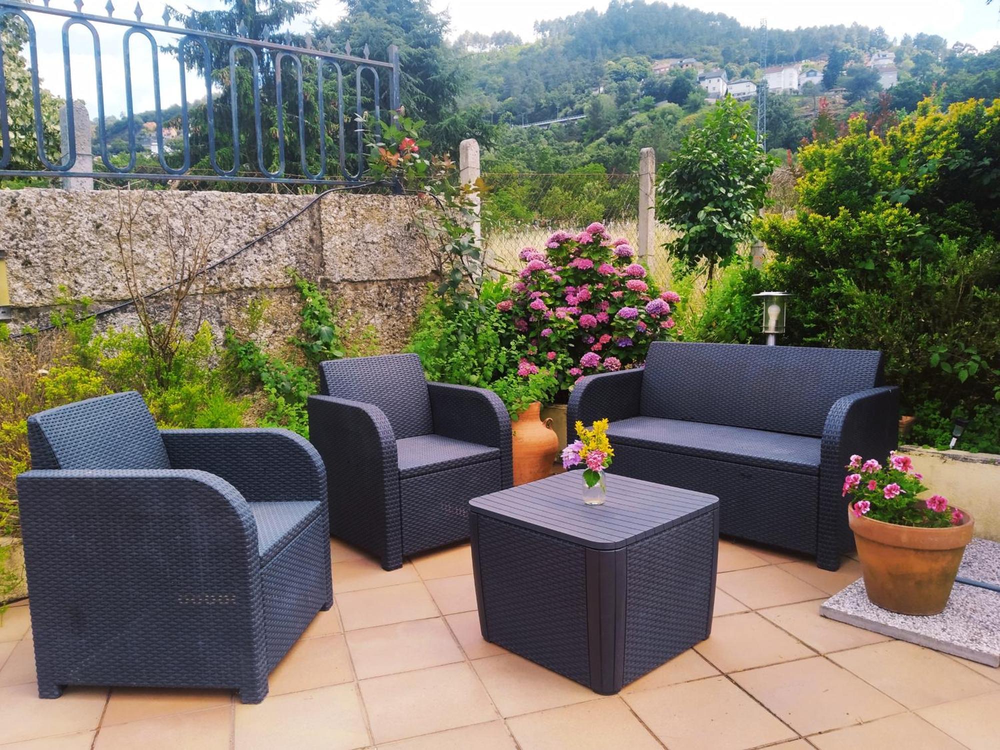 Villa Casa Iriana - Parking Gratis I Jardin I Barbacoa à Ourense Extérieur photo